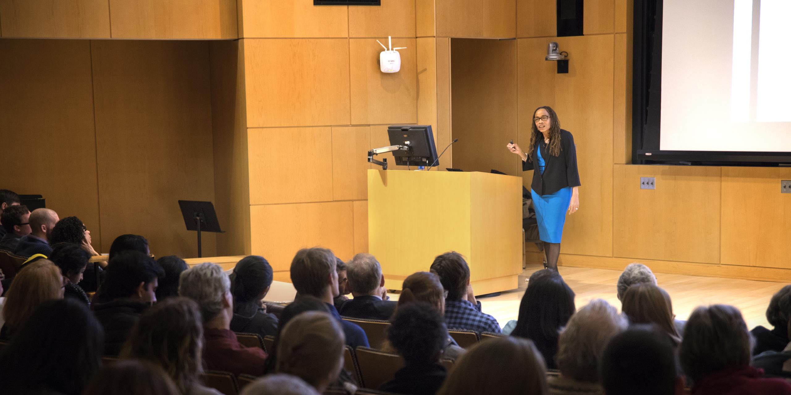 Crowd at Dorothy Roberts' Lecture